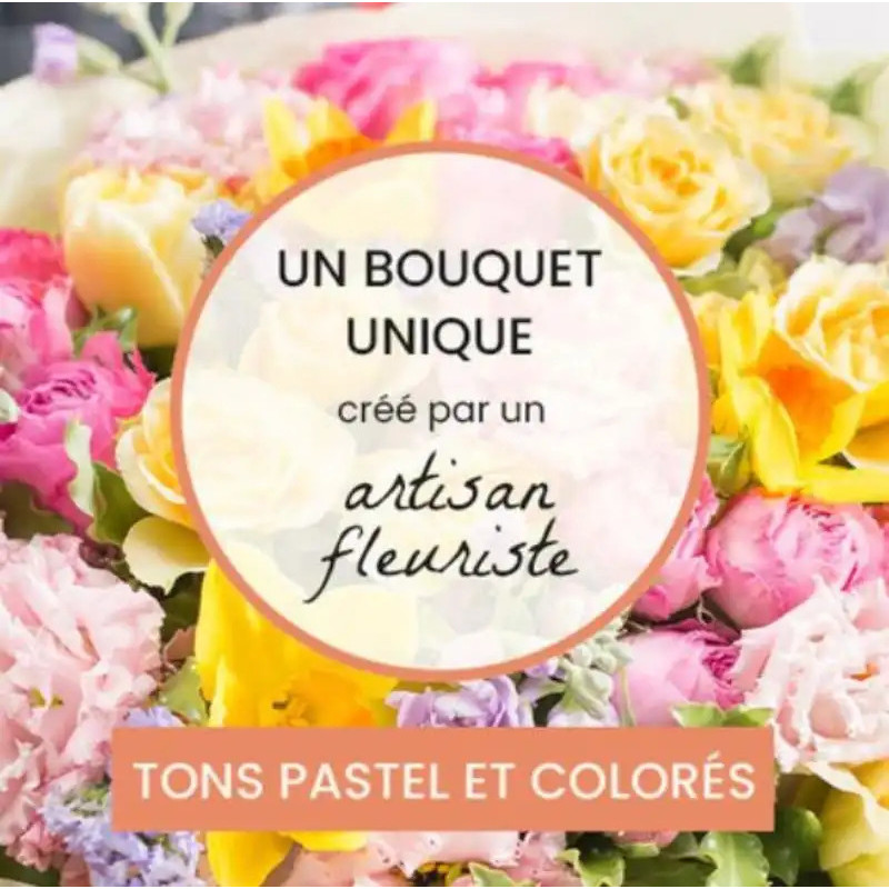 CORSICA FLORIST BOUQUET - COLORED FLOWERS