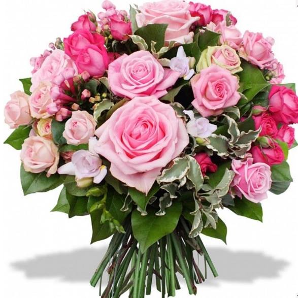 PINK WEDDING FLOWERS CAVAILLON


