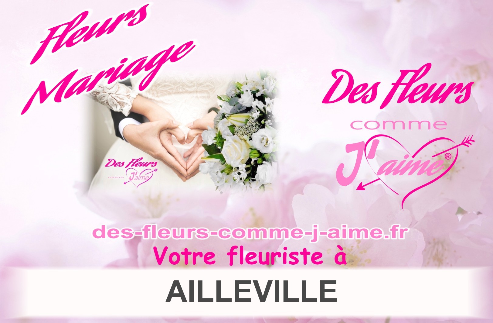FLEURS MARIAGE AILLEVILLE