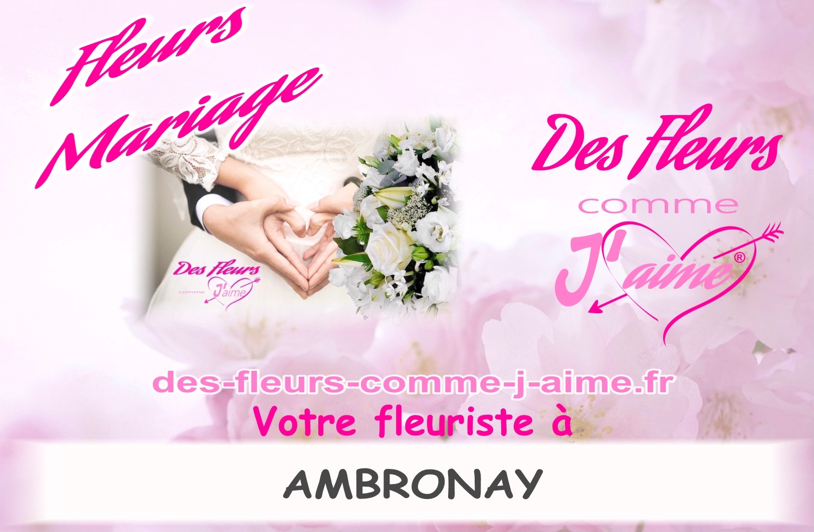 LIVRAISON FLEURS MARIAGE AMBRONAY